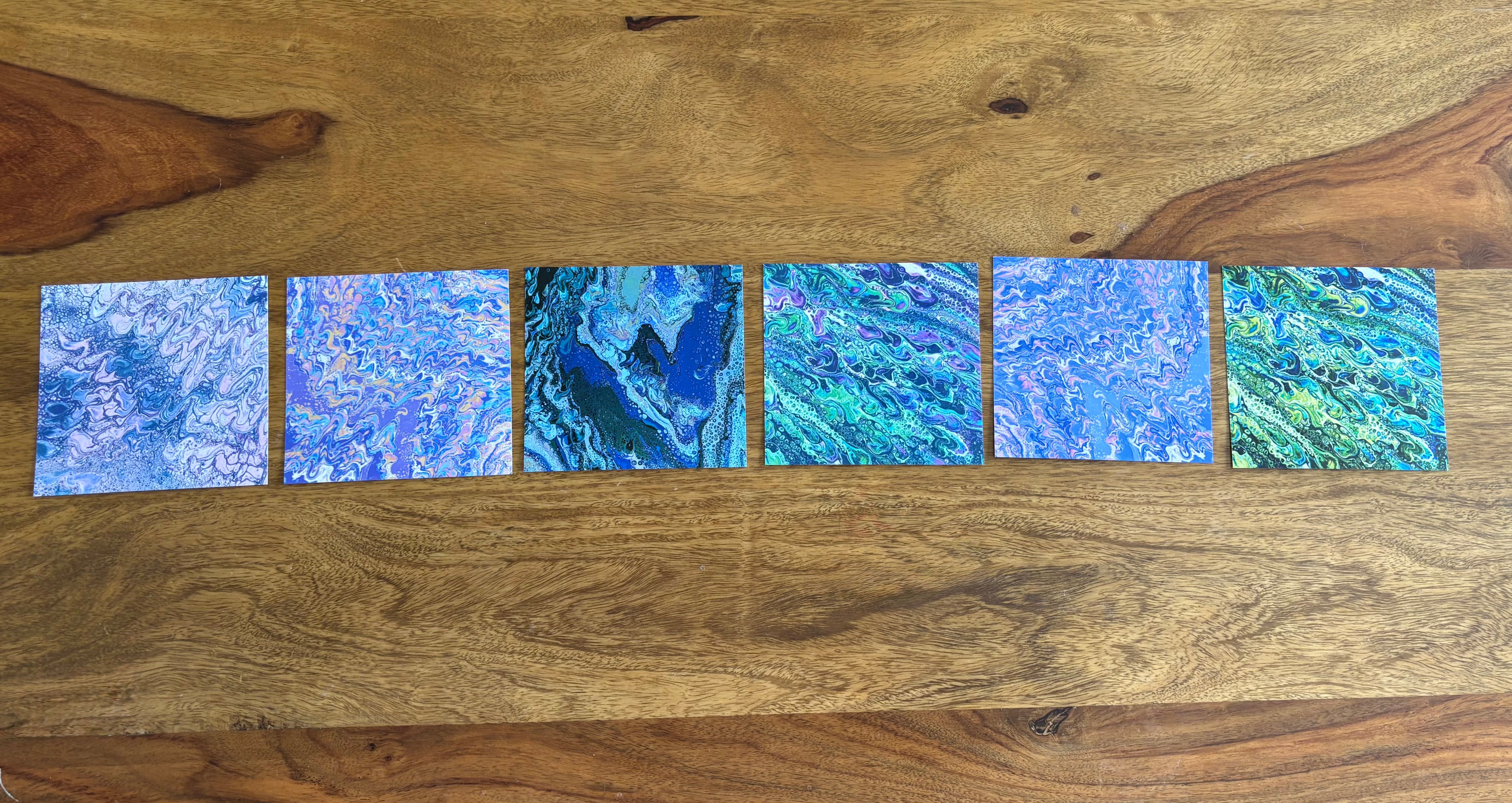 Blues & Greens Print Pack