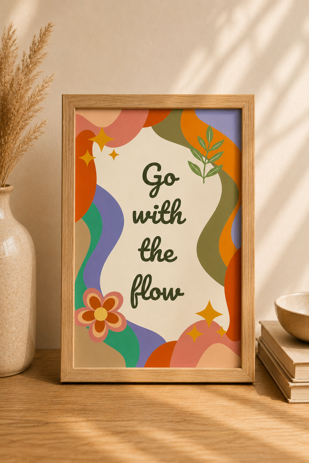 'Go with the flow' print (PRINT ONLY)